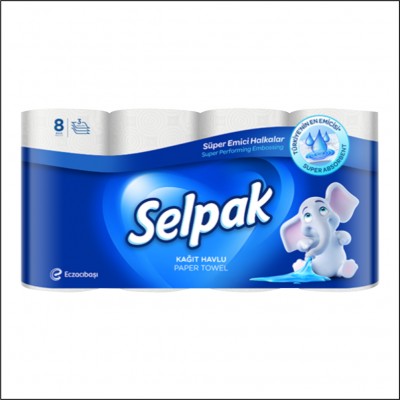 Selpak Kağıt Havlu - 8 Rulo