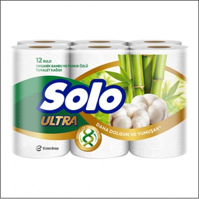 Solo Ultra Tuvalet Kağıdı - 12 Rulo