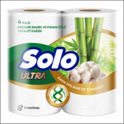Solo Ultra Tuvalet Kağıdı - 4 Rulo