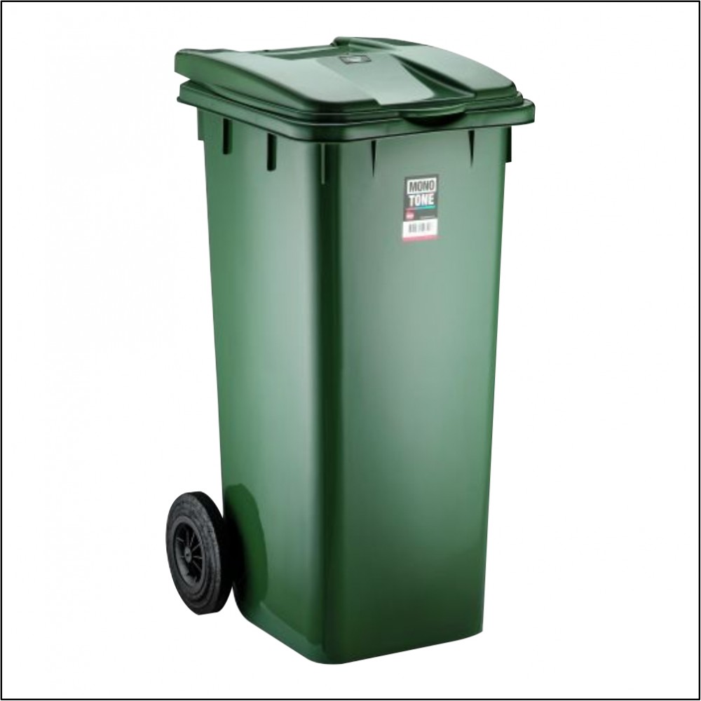 Çöp Kovası - Yeşil Konteyner - 120lt