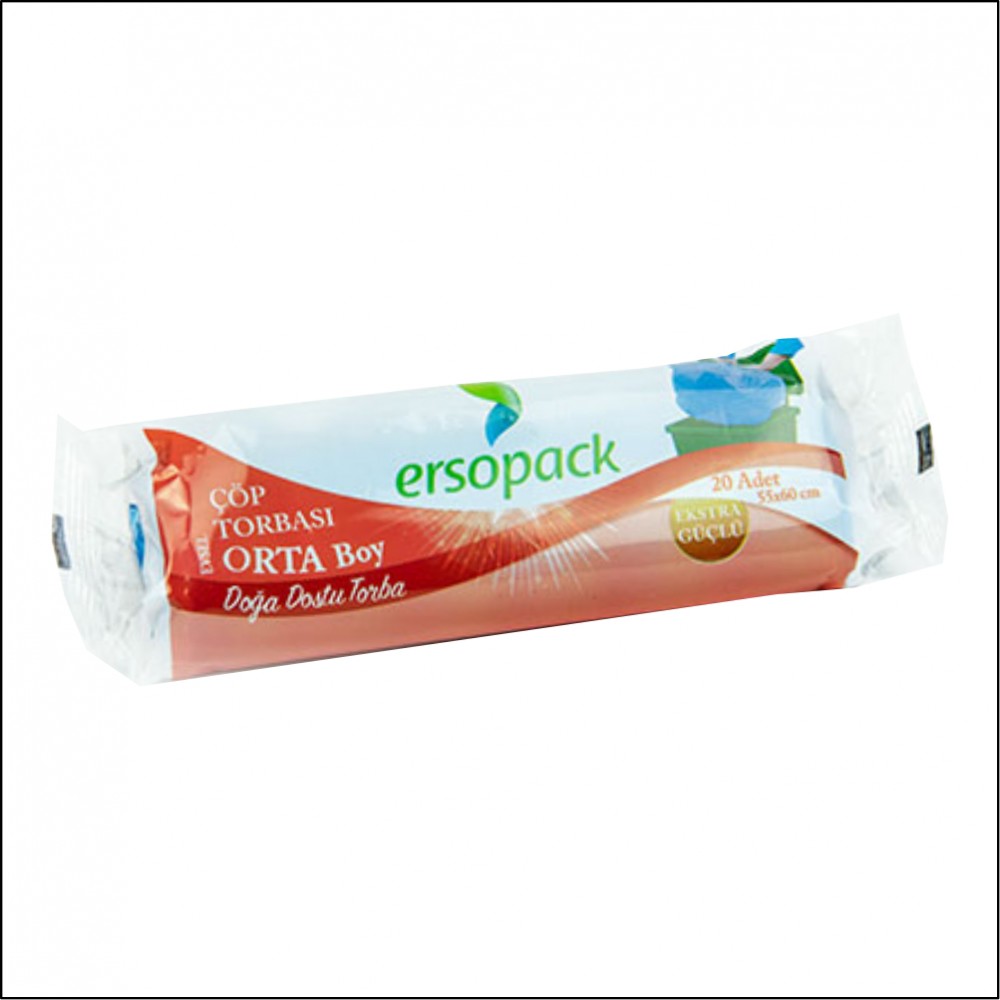 Çöp Poşeti - 55*60 - Ersopack - Orta Boy