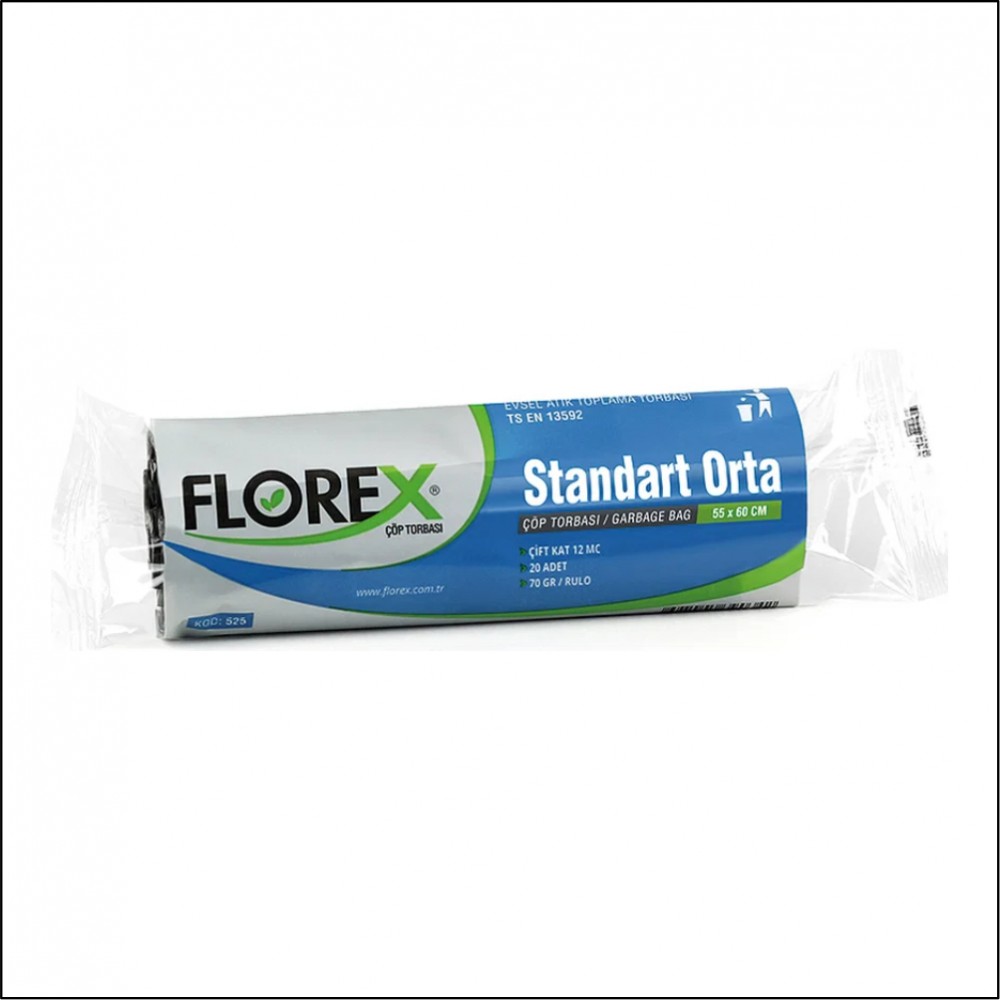 Çöp Poşeti - 55*60 - Florex - Standart Orta
