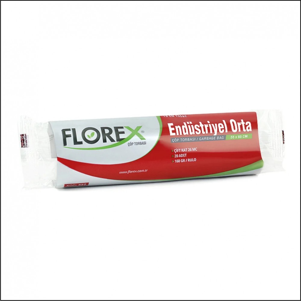 Çöp Poşeti - 55*60 - Florex - Endüstriyel Orta