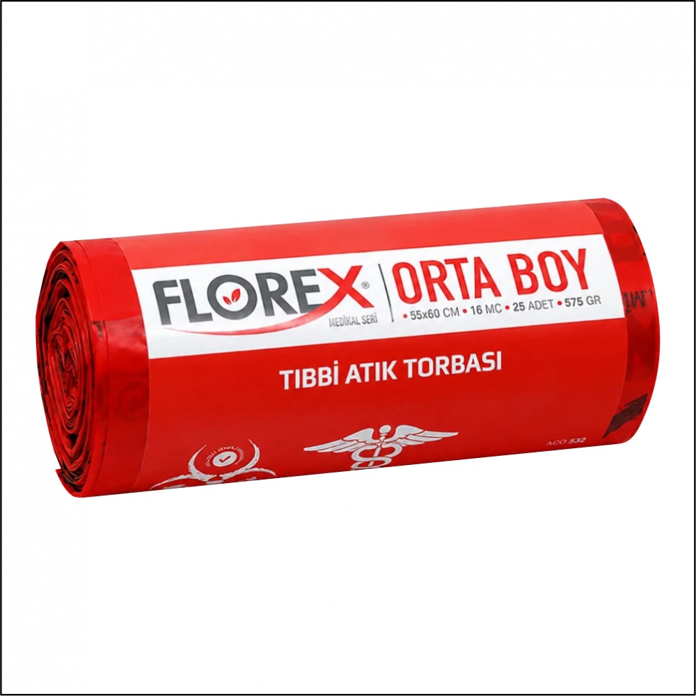 Çöp Poşeti - 55*60 - Florex - Tıbbi Atık