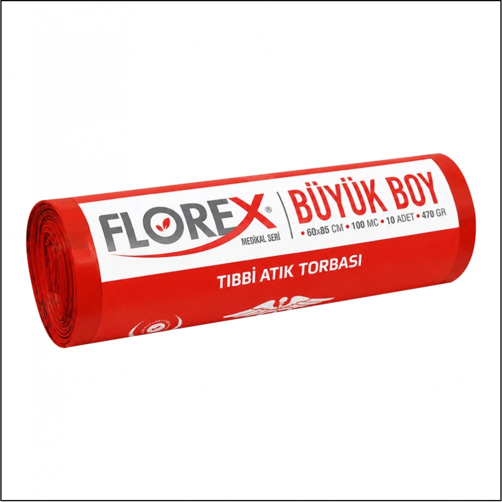Çöp Poşeti - 60*85 - Florex - Tıbbi Atık Çöp Poşeti - 60*85 - Florex - Tıbbi Atık