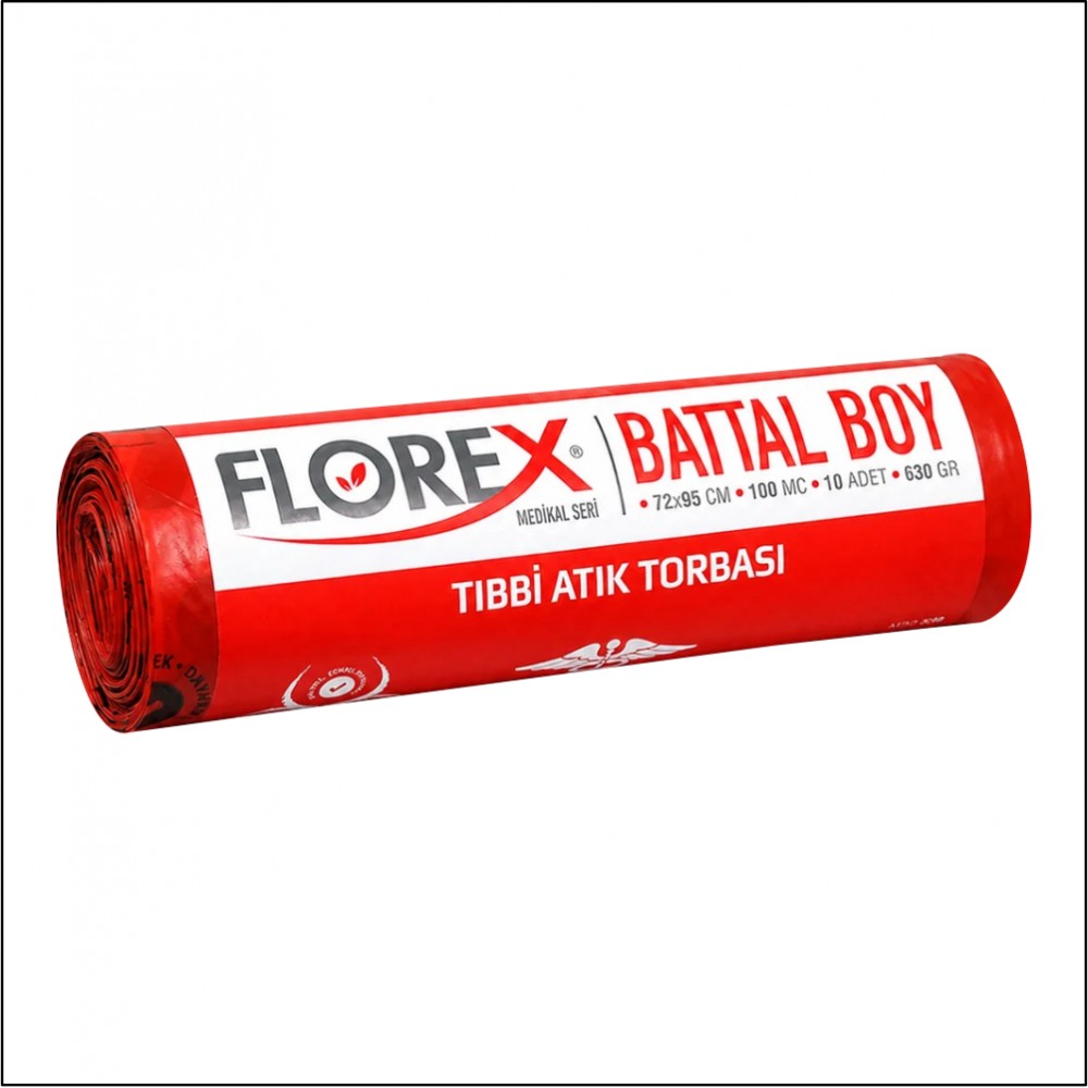 Çöp Poşeti - 72*95 - Florex - Tıbbi Atık Çöp Poşeti - 72*95 - Florex - Tıbbi Atık