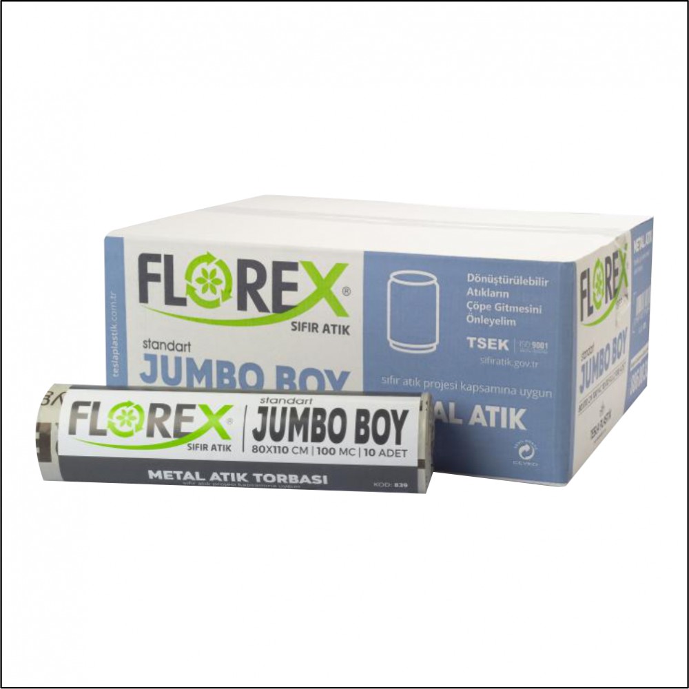Çöp Poşeti - 80*110 - Florex - Metal Atık