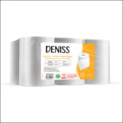 Deniss Comfort Jumbo Tuvalet Kağıdı - 3 Kg - Koli