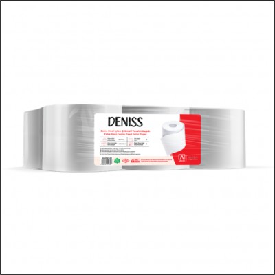 Deniss Extra Maksi İçten Çekmeli Tuvalet Kağıdı - 4 Kg - Koli