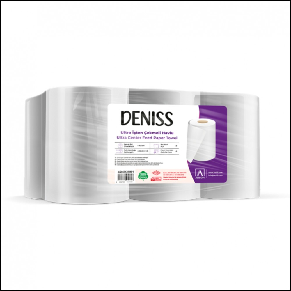 Deniss İçten Çekmeli Havlu 5,5 Kg - Koli Deniss İçten Çekmeli Havlu 5,5 Kg - Koli